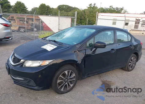 2014 Honda Civic Ex z USA, uszkodzony, nr VIN 19XFB2F89EE237761